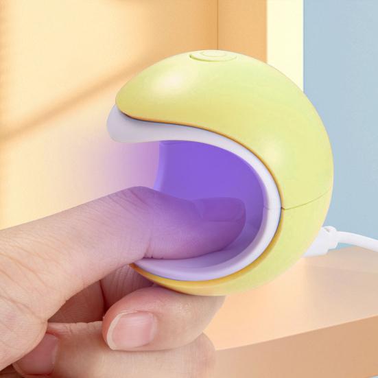 Lampe de polymérisation des ongles Portable Mini efficace double Source de lumière LED Mini lampe portative pour manucure Machine UV