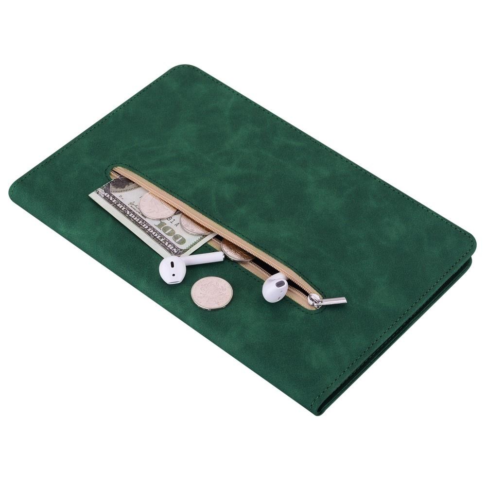 Case for Lenovo Tab P11 Gen 2 TB350FU TB350XU 11.5", Wallet Pen Slot, Green