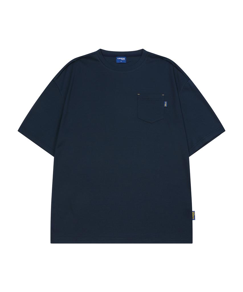 Ondaweibeu Bartack Pocket T-Shirt (Navy)