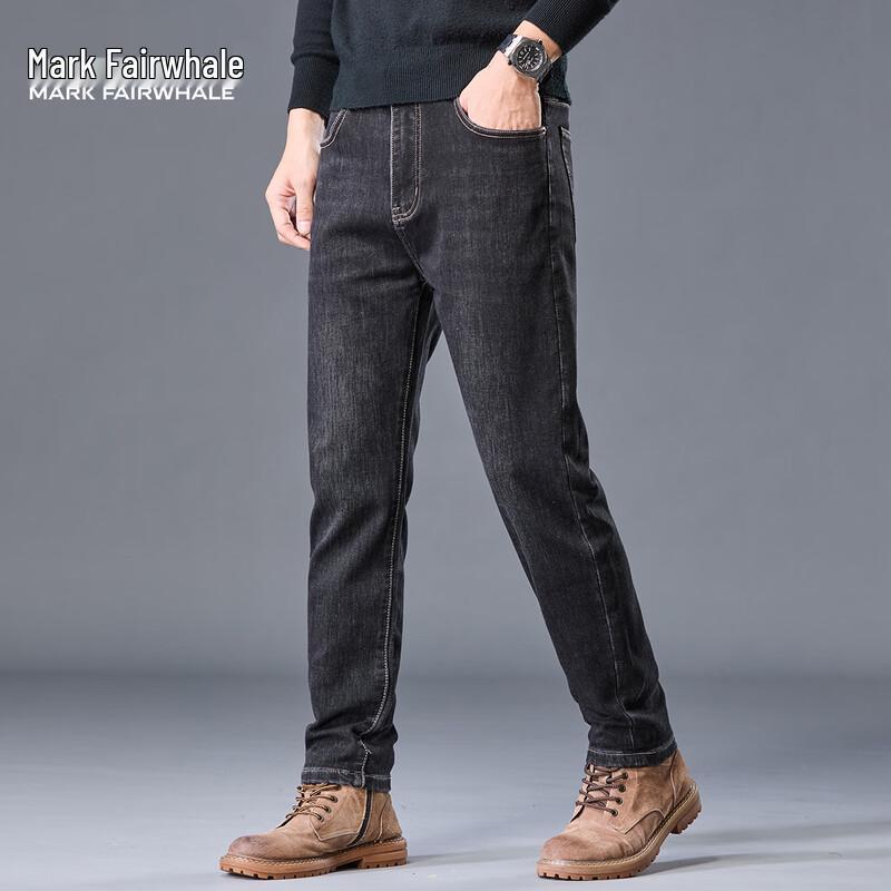 Mark Fairwhale Men's Versatile Stretch Straight Jeans