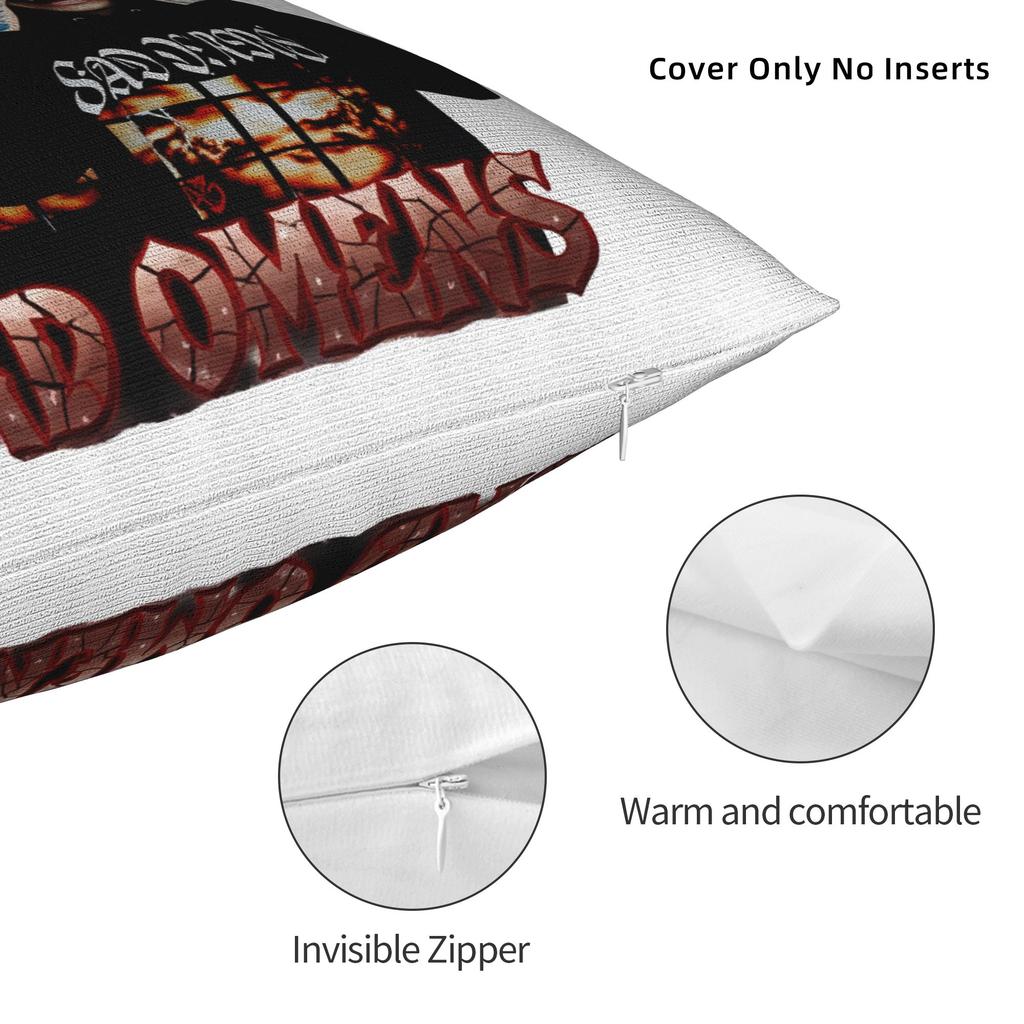 Bads Omensss Do You Feel Love Tour Pillow Case Morden Pillow Cover Graphic Pillowcases For Sofa Car Home Decor