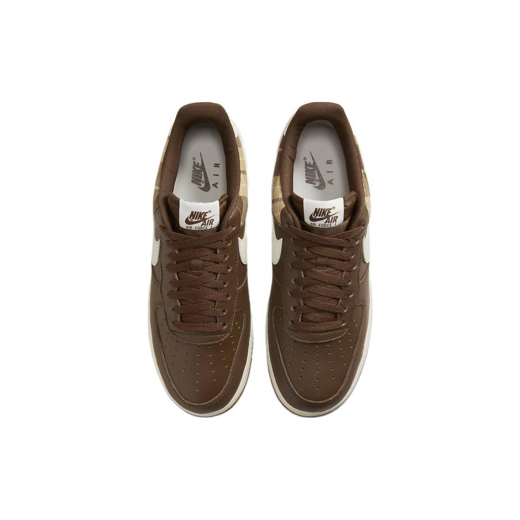 New Nike Air Force 1 Low '07 Lx Brown Plaid DV0791-200