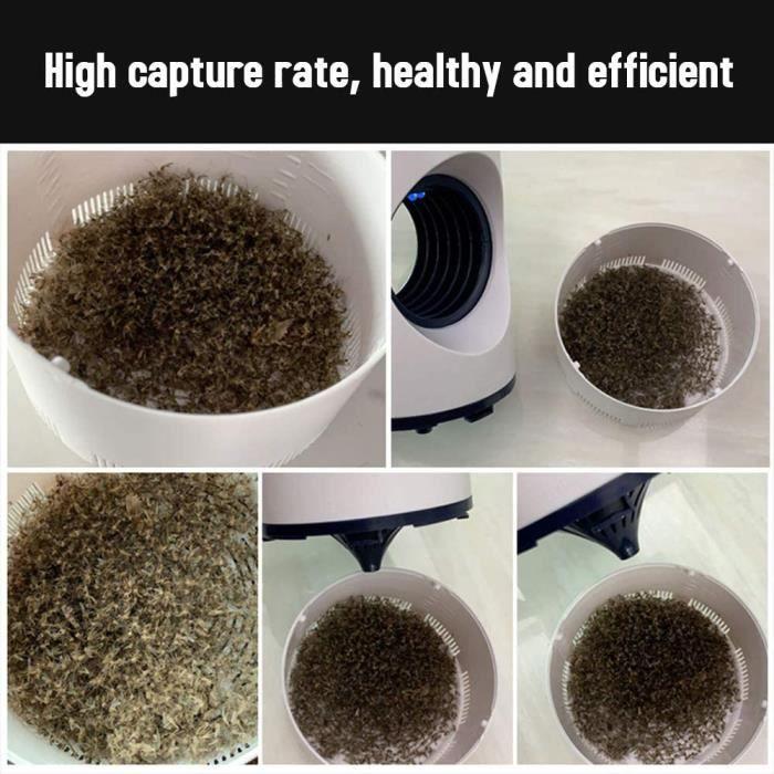 Mückenlampe, Fliegenfalle Innen, LED Fliegenfänger - Sicher und Leise, Elektrische Insektenfalle