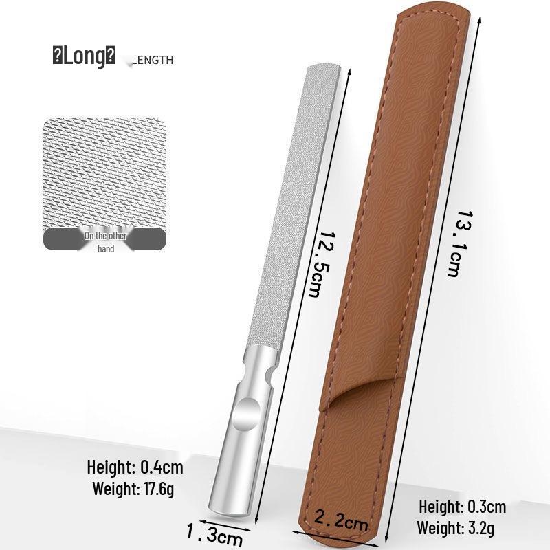 Nail File Grinder and Pedicure Tool Set - Finger and Toe Nail Sanding Strips and Polishers