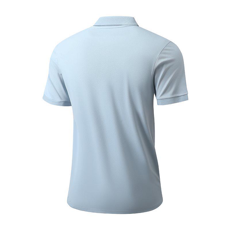 Polo Casual da Uomo 2026 ad Alta Elasticità - Manica Corta, Fine Cotone Imitazione, Collo a Revers.