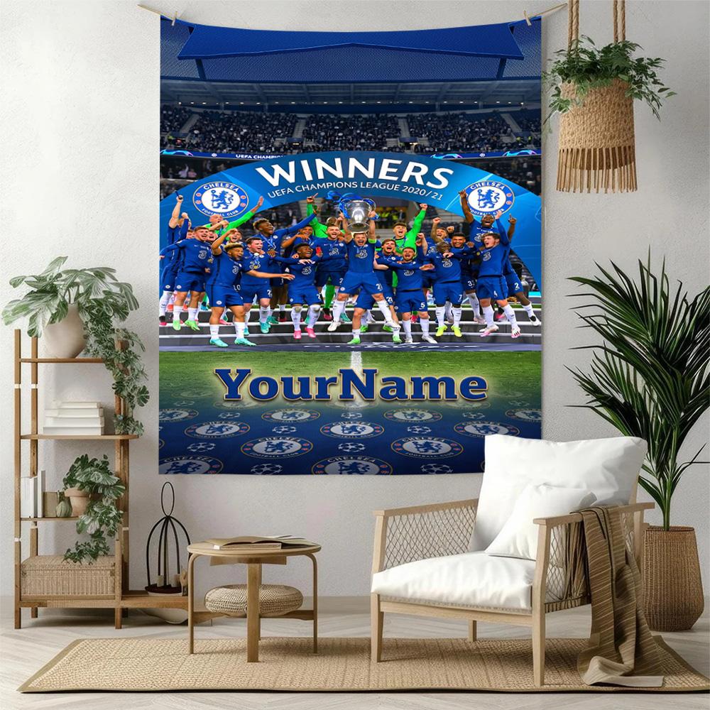 Chelsea Custom Your Name Wall Decor Tapestry Art For Pet Memorial Birthdaywedding Party Backdrop Family Gift