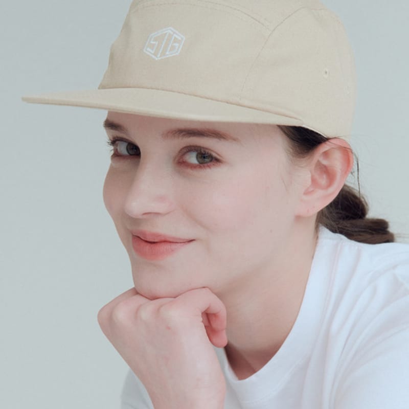 SOMETHINGGOOD STG Camp Cap_BEIGE