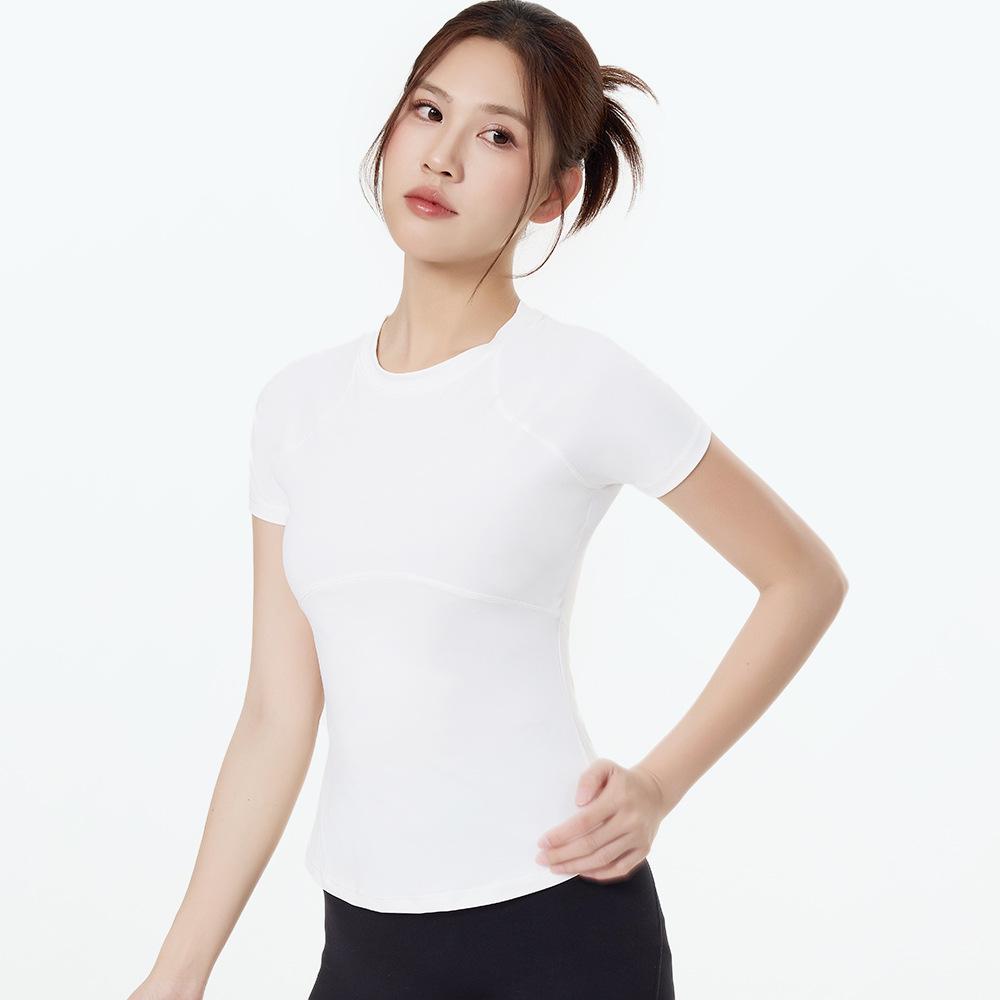 Women s Slimming Quick-Dry Breathable Yoga & Fitness Short-Sleeve Top Medium