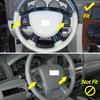 Carbon Fiber Steering Wheel Decor Cover Trim for Jeep Grand Cherokee 2006-2010
