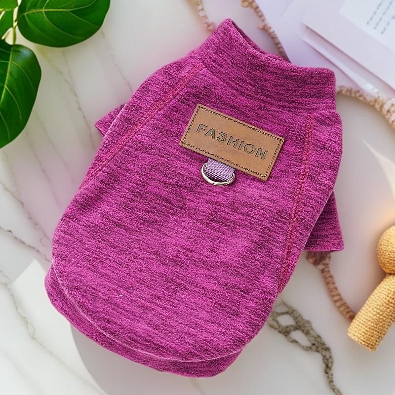 Pet Dog and Cat Autumn and Winter Clothes with FleeceBichon Frise Dog Fighting Clothes and Accessories Cat Clothing