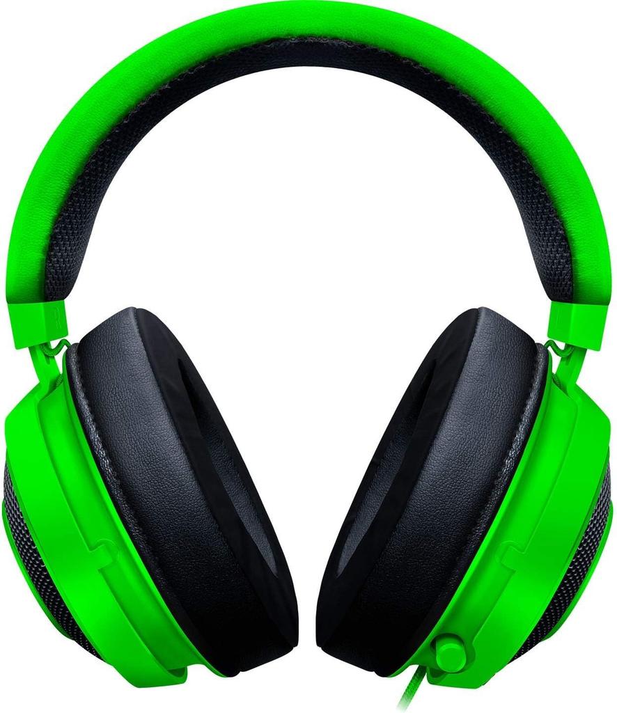 Kraken Green Słuchawki Gamingowe Połączenie Analogowe PS4 PS5 PC Switch Smartfon Podkładka z Żelem Chłodzącym RZ04-02830200-R3M