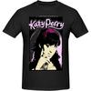 Camiseta Masculina ARKJONVH com Estampa Katy Music Perry, Algodão Puro Respirável e Elástica, Casual(3)