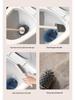 Four-Piece Bathroom Toilet Brush Set with Base - Multi-Functional, No Dead Corners Cleaning.
