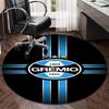 1PC round rug Fc Crest Design Printed Round Area Rug ,Rug For Home Office, Round Chair Rug, Decorative Carpet Fan gifts Christmas gift