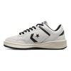 Weapon Leather Lace-up Wear-resistant Lightweight Low-top Sneakers Unisex White