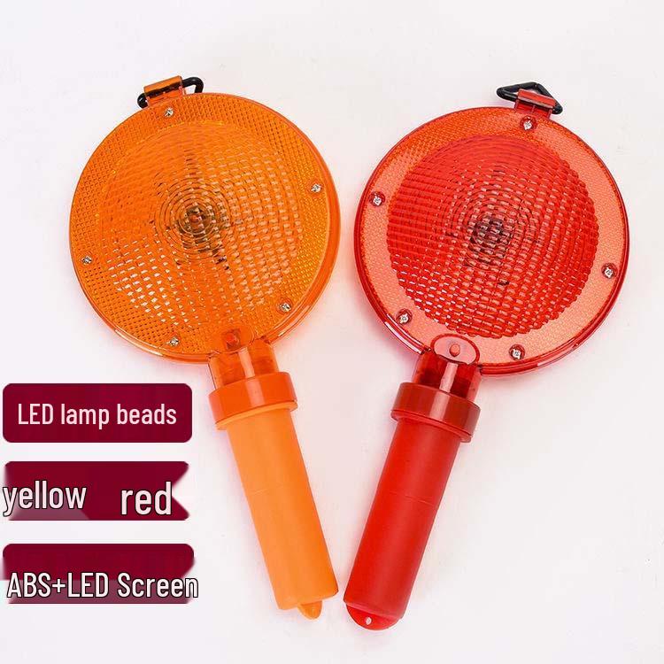 Portable Solar Warning Strobe Light - LED Flash for Nighttime Traffic Safety