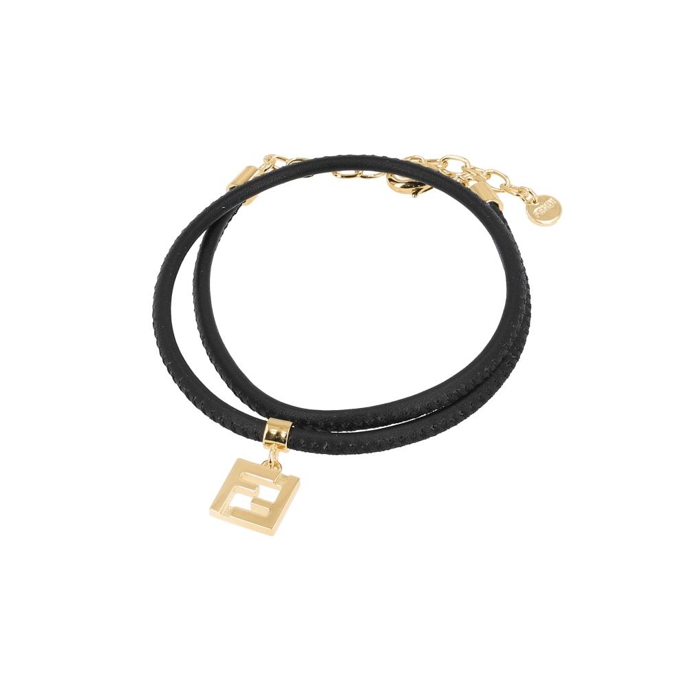 

Fendi Forever Ff Logo Leather Bracelet 8al293 Ah9w F0a1f 8AL293 AH9W F0A1F