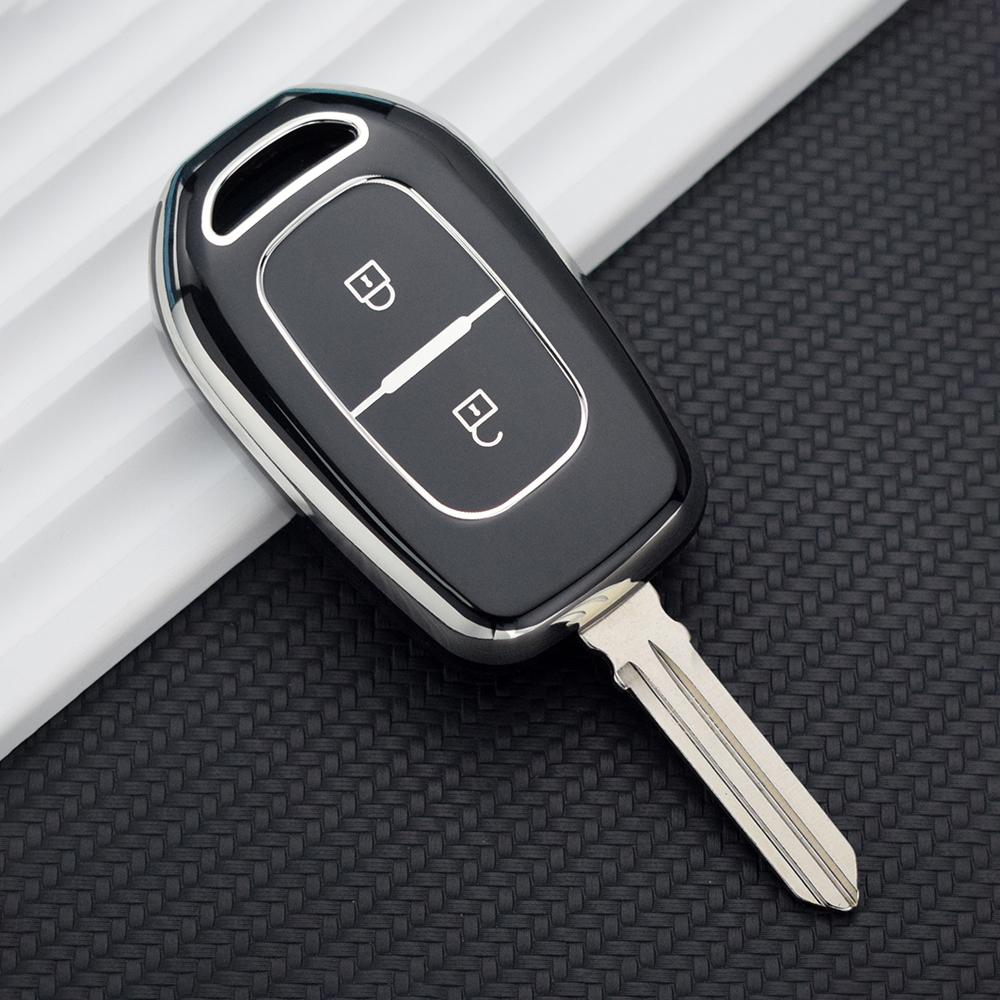 2 Button TPU Car Remote Key Fob Cover for Renault Kwid Traffic Symbol for Dacia Sandero Logan Duster 2016 2017 2018 Case Shell