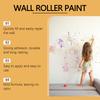 Touch Up Paint Roller Wall Repair Roller Paint Small Wall Patching Brush Wall Repair Brush for Kitchen Bedroom Living Room 300g