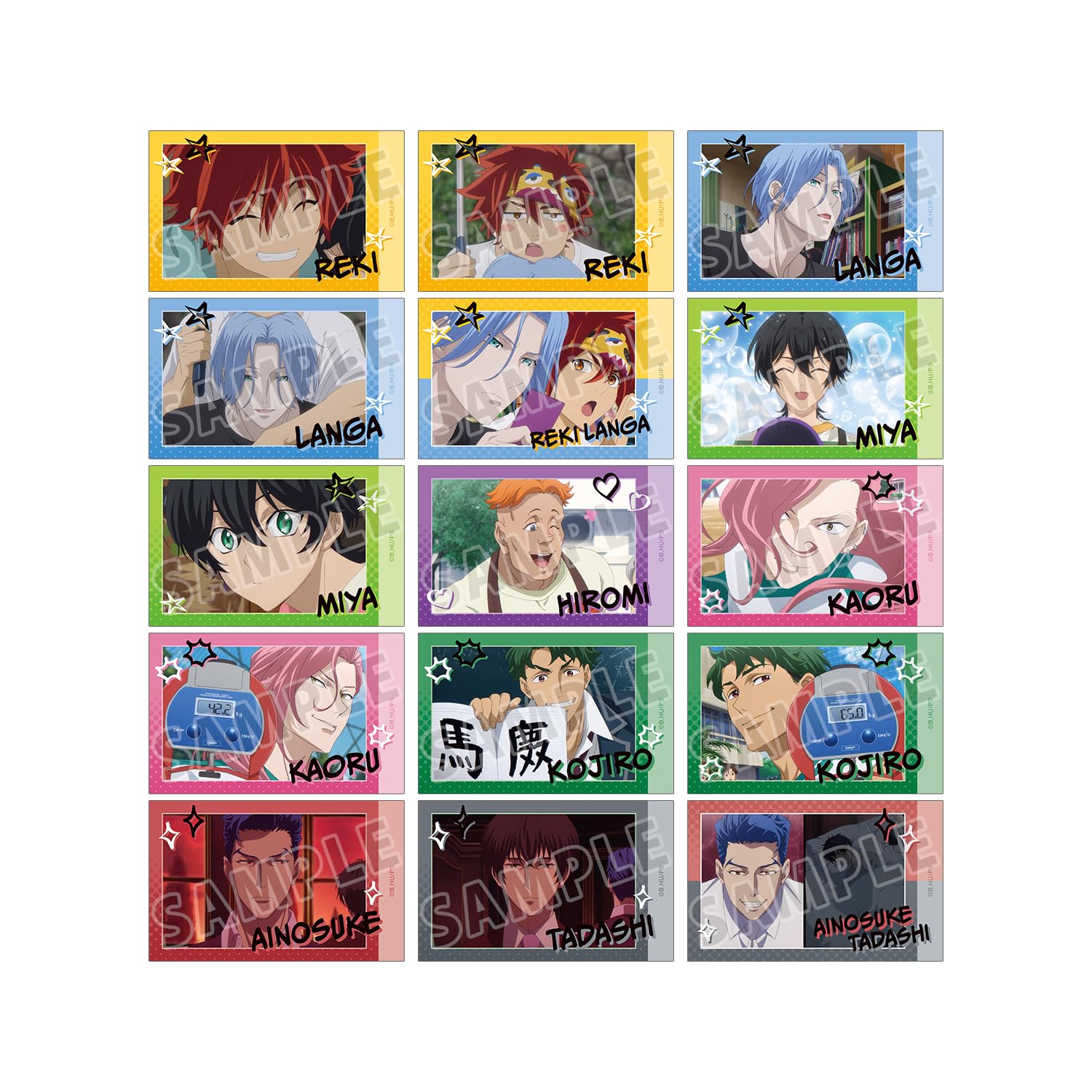 SK SK8 Trading Карточки-иллюстрации в стиле моментальных камер (Коробка из 15)