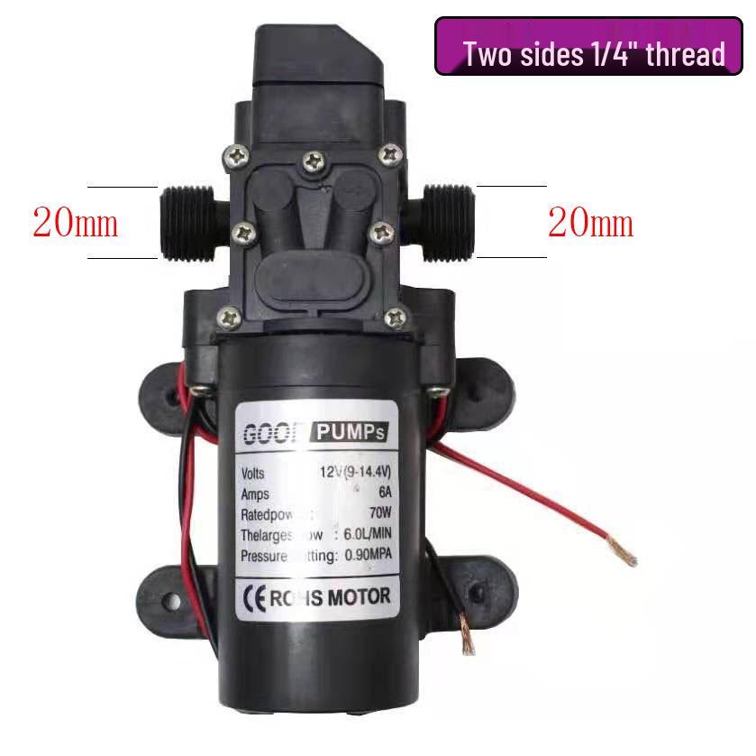 12V Mini Smart Electric Diaphragm Pump for High-Pressure Car Washer and Electric Sprayer