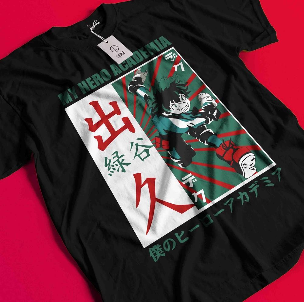 

Deku T-Shirt My Hero Academia Bakugo Katsuki Tee Anime Midoriya Dabi Shoto Shirt BB796 L