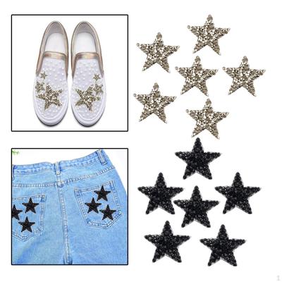 12db Csillogó strasszos matricafoltok díszítéshez