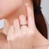 Tancise Classic 925 Sterling Silver Zirkónový prsteň Dámske šperky Svadobný darček na párty