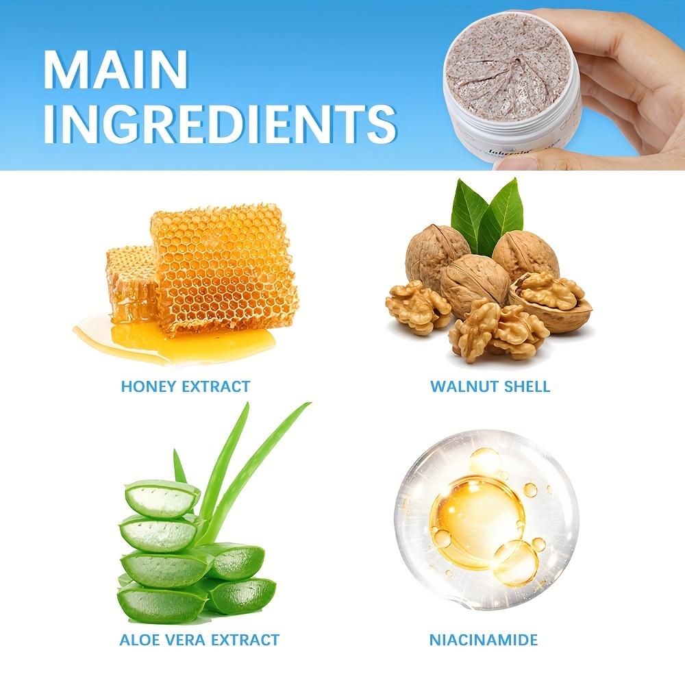 Honey Walnut Scrub Facial Exfoliating Hydrating and Moisturizing Scrub Mask.
