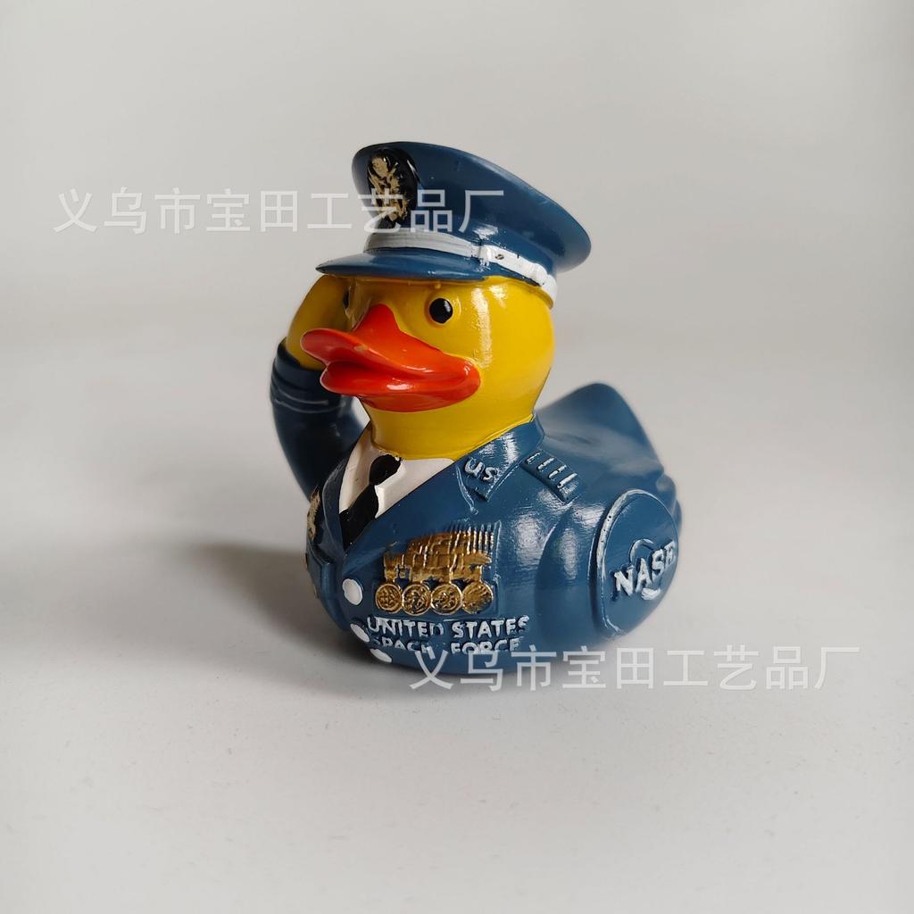 Neue Veteranen-Tribut-Ente Kreative Heimharzstatue Ornament