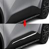 For Toyota CHR C-HR 2024 2025  ABS balck Side Door Body Molding Line Cover Trim Protector Exterior Decoration Accessories