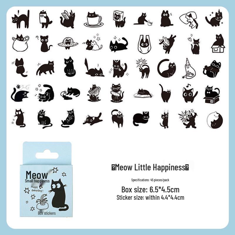 Children's Cartoon Self-Adhesive Letter Stickers: DIY Journal & Phone Case Decoration