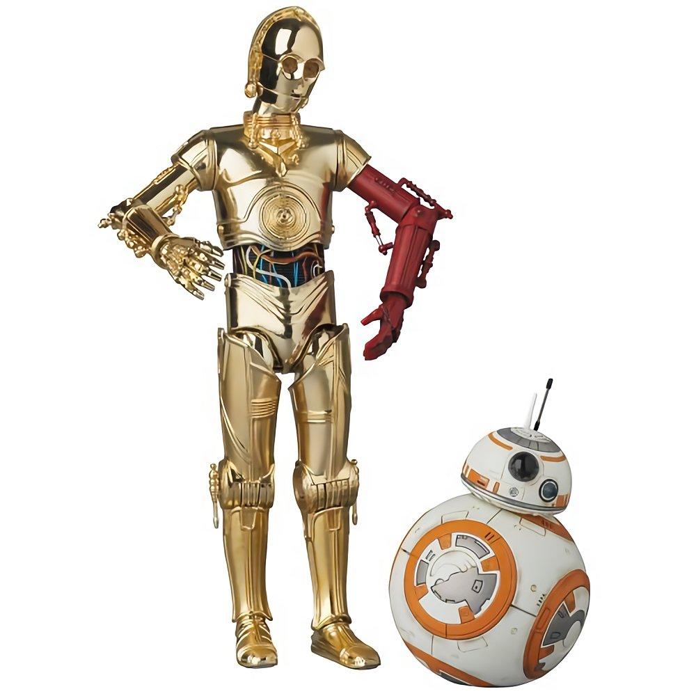 MAFEX SET from Star The Force Awakens ABS painted action figures C-3PO & BB-8 Wars - Non-scale & ATBC-PVC