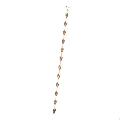 Corrente de Chuva para Calhas Desviador de Água da Chuva Decorativo Decoração Externa 102,36" Substituição de