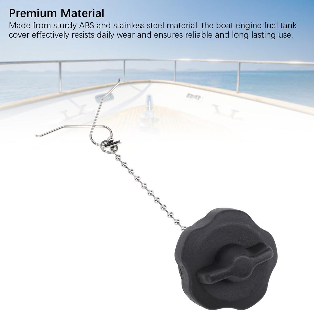 Marine Fuel Tank Cap 67D‑24610‑02 42mm Thread Excellent Sealing Boat Fuel Tank Cover Cap for Outboard F2.5 69M F4A F4M 68D