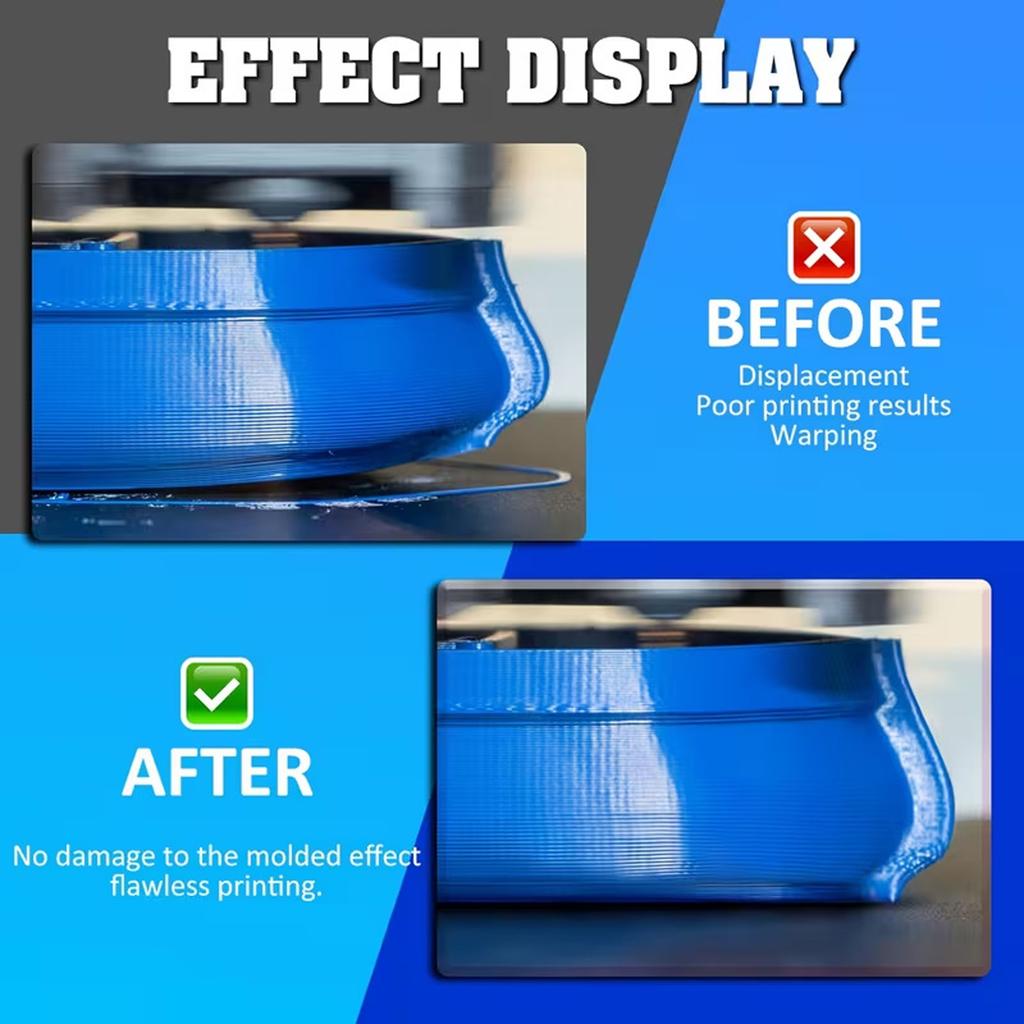 Reliable 3D Printing Adhesive For ABS PETG ASA Materials Offering Secure Model Attachment And Quick Setups