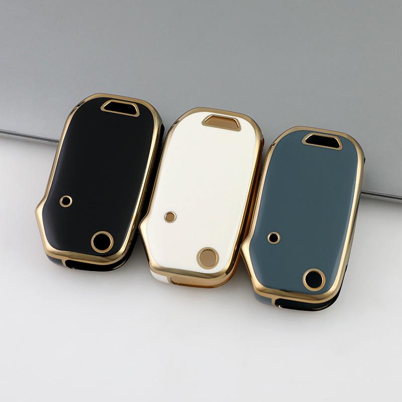 Compatible Kia Key Cover for K3, Sportage, K5, K2, Seltos, KX3, Niro, KX5 - Folding Car Shell Buckle