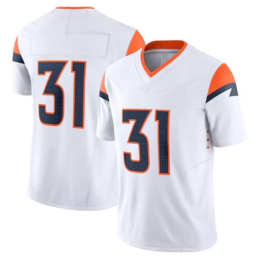 Maglietta a maniche corte da rugby estiva Denver per adulti uomini e donne Broncos Abbigliamento da allenamento Maglietta Sportiva per bambini Top casual