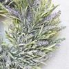 Artificial Lavender Wreath Door Decor French Blue Wedding Home Window Display Small Size
