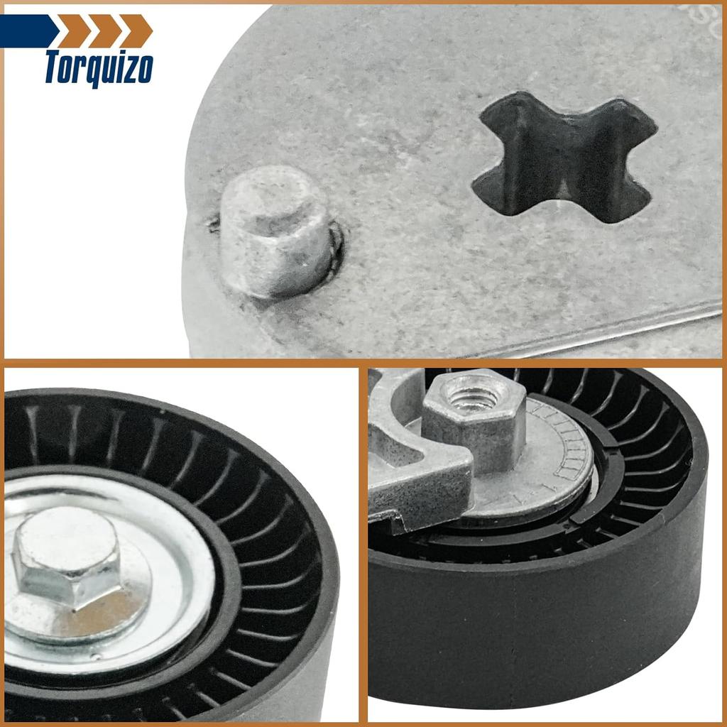Belt Tensioner Assembly Smooth Pulley For 2010-2011 Toyota Camry 2.5L, OE 166200V010, 1662036030, 39096, 49438