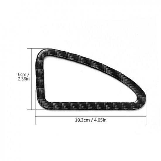 2Pcs Carbon Fiber Defogger Air Vent Cover Trim For Porsche Cayenne Sport 2003-10