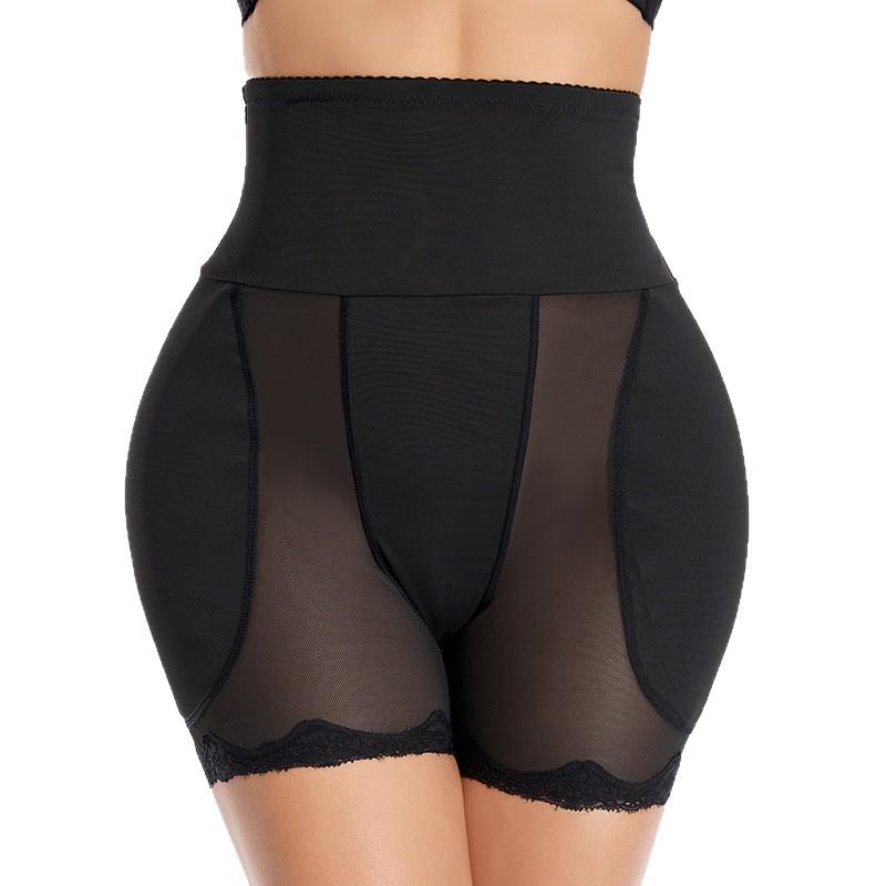 Women's Plus Size Tummy Control High-Waisted Body Shaping Pants with Hip Enhancement