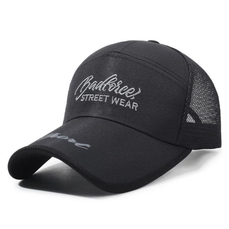 Stylish Letter Print Baseball Cap With Adjustable Strap And Sun Protections Breathable Outdoor Hat For Men Women