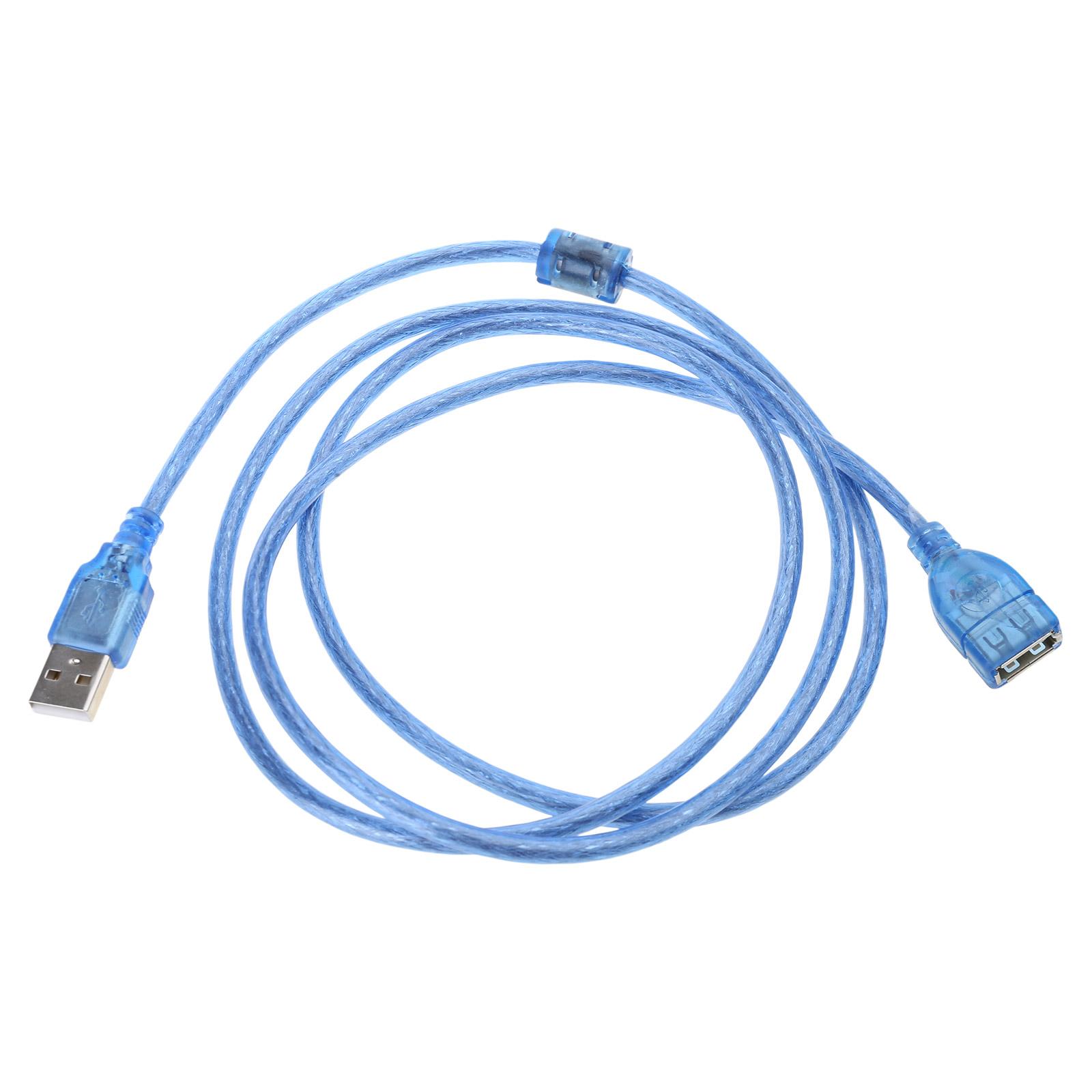 USB 2.0 Male to Female Extension Cable USB2.0 Male to Female Cord Extension Adaptors Cable 1.5m