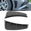 Pair Front Bumper Side Air Vent Trim Exterior Carbon Fiber Style Universal Decoration