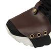 KIMISS PU Motorcycle Shoe Protector Cover, Motorcycle Shift Guard Shoe Boot Protector Cover (Tan)