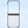 Transparent Case for Samsung Galaxy Z Flip 8, Hard Case, Black Frame