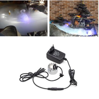 Horticultural Pool Sprayers Colorful Light Ultrasonic Spray LED Light Flash For Halloween Decoration Water Fountain Pond Fogger