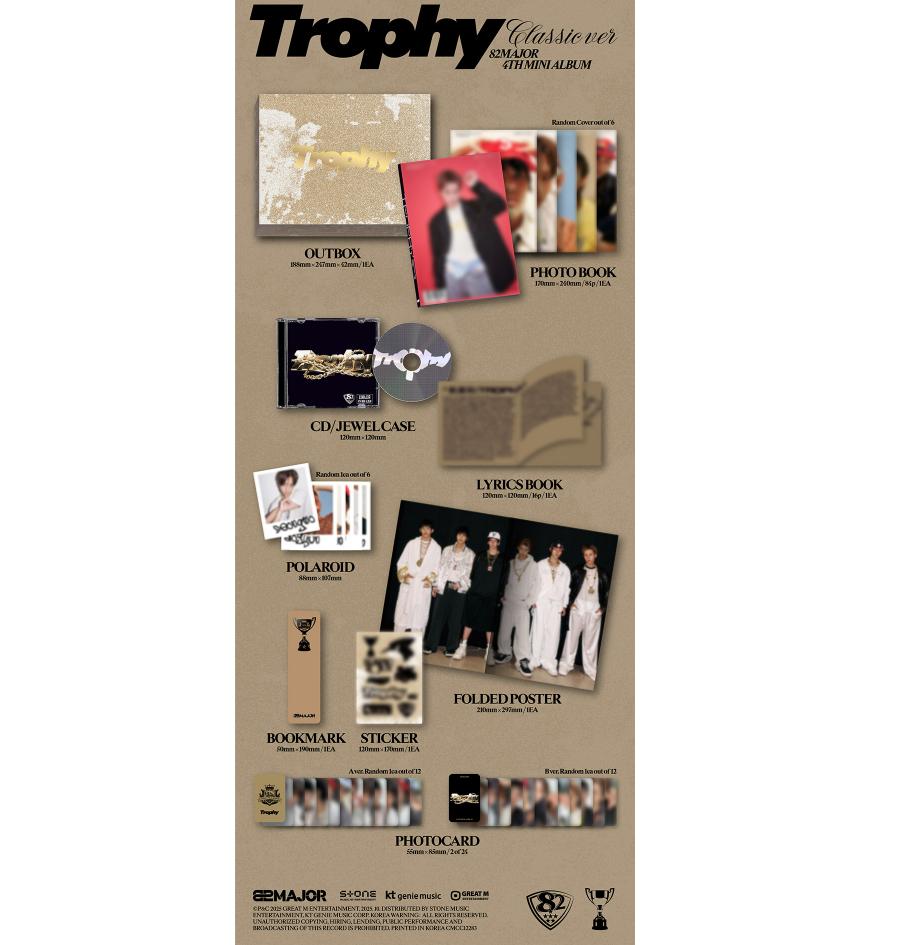 [Pre-venta] Mini Álbum 4º de 82MAJOR Trophy (Versión clásica.)