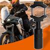 ATV Light Bar Mount Headlight Bracket Roll Bar Clamp Adjustable Extension Tube Clamp Mounting Bracket Light Bar Mounts Handlebar